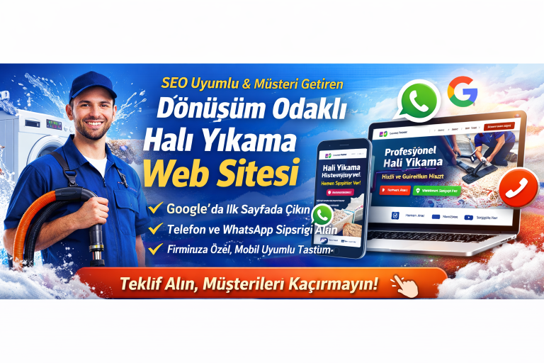 Halı Yıkama Web Sitesi